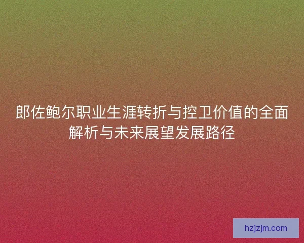 郎佐鲍尔职业生涯转折与控卫价值的全面解析与未来展望发展路径